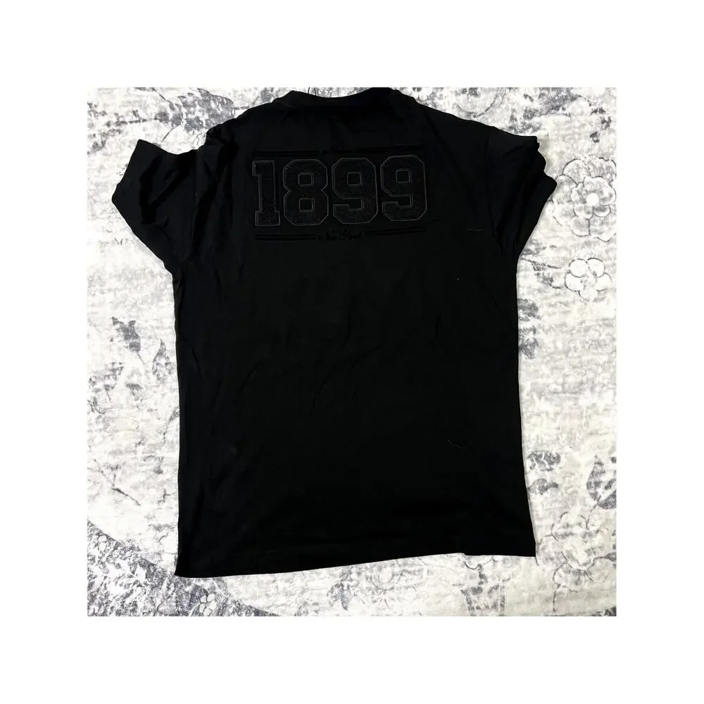 A.C. Milan 1899 Black Short Sleeve T-shirt Sz XL